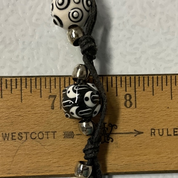 Beaded Choker Necklace Handmade Beads - Picture 7 of 10